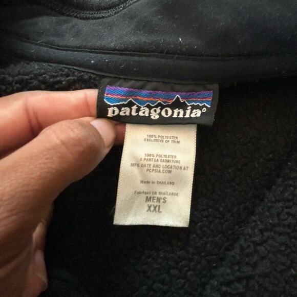 Patagonia Men’s Better Sweater Jacket Black Full Zip Fleece XXL Style 25528 - Picture 5 of 5